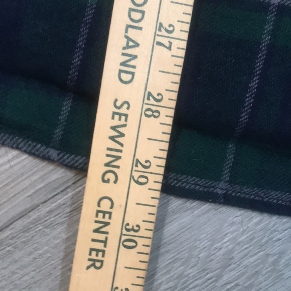 JACHS Heavy Plaid Flannel Green & Navy Blue Shirt/Jacket size XXL - Picture 9 of 10